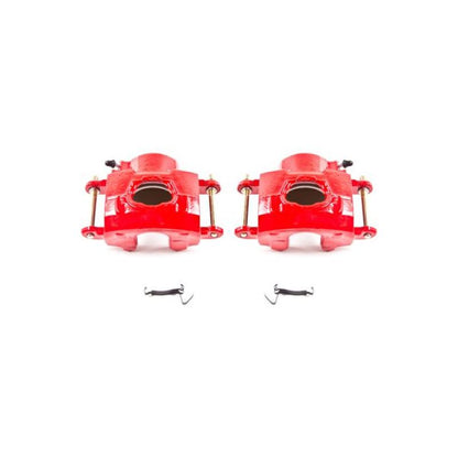 PowerStop Power Stop 94-96 Chevrolet Impala Front Red Calipers w/o Brackets - Pair