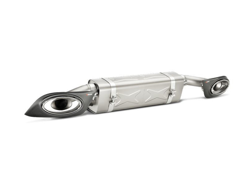 Akrapovic Akrapovic 14-15 Porsche 911 Turbo/Turbo S (991) Slip-On Line (Titanium) w/ Carbon Titanium Tips