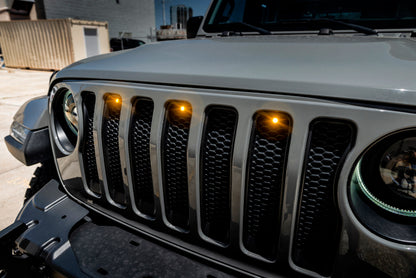 ORACLE Lighting Oracle Pre-Runner Style LED Grille Kit for Jeep Wrangler JL - Green