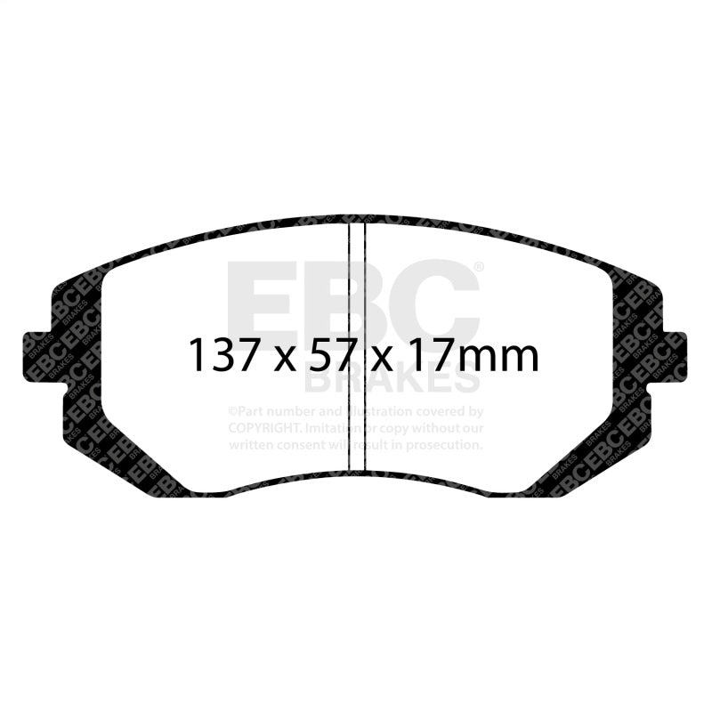 EBC Racing 2016+ Toyota 86/GR86 RP-X Front Brake Pads