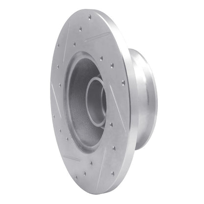 R1 Concepts R1 79-85 Volkswagen Type 2 Front Right Drilled & Slotted Silver Brake Rotor