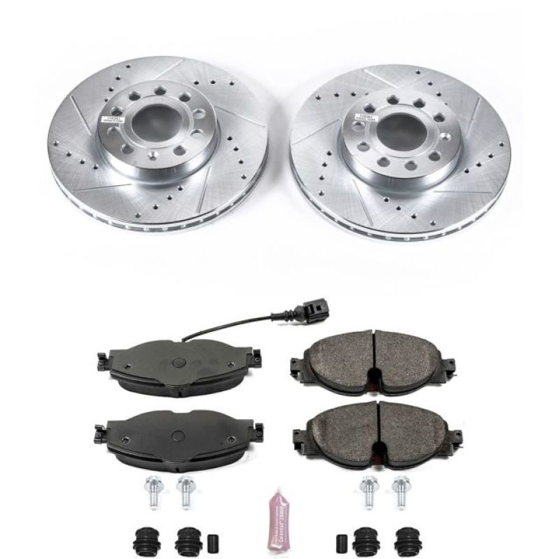 PowerStop Power Stop 15-18 Audi A3 Front Z23 Evolution Sport Brake Kit