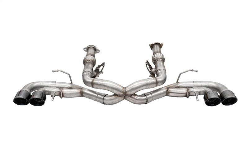 CORSA Performance Corsa 2020-25 Corvette C8 3in Xtreme Cat-Back Exhaust 4.5in Black Quad Tips - Deletes stock AFMValve
