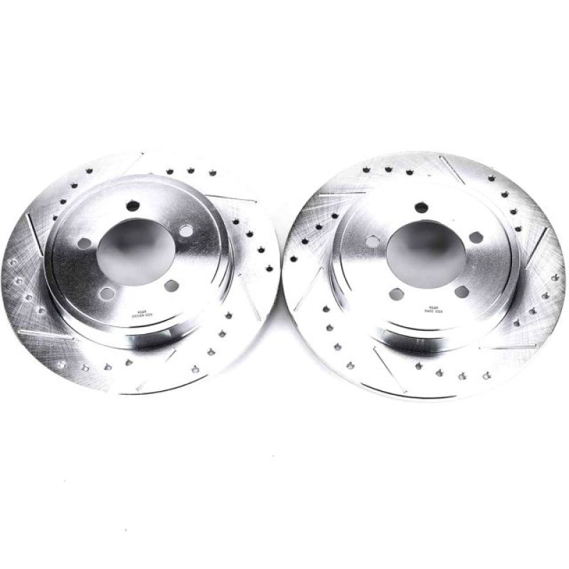 PowerStop Power Stop 02-10 Ford Explorer Rear Evolution Drilled & Slotted Rotors - Pair