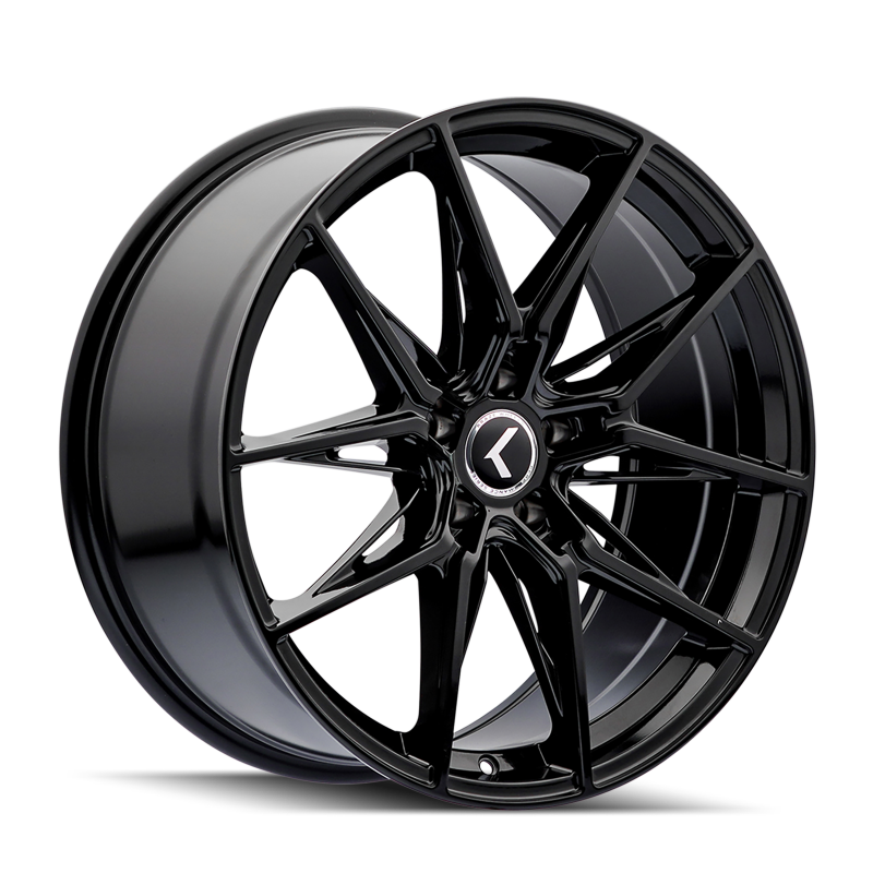 Kraze Wheels Kraze KR196 Evolve 22x9 / 5x112 BP / 35mm Offset / 66.56mm Hub Gloss Black Wheel