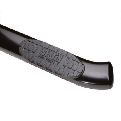 Westin 2007-2018 Chevy Silverado 2500/3500 Crew Cab PRO TRAXX 5 WTW Oval Nerf Step Bars - Black