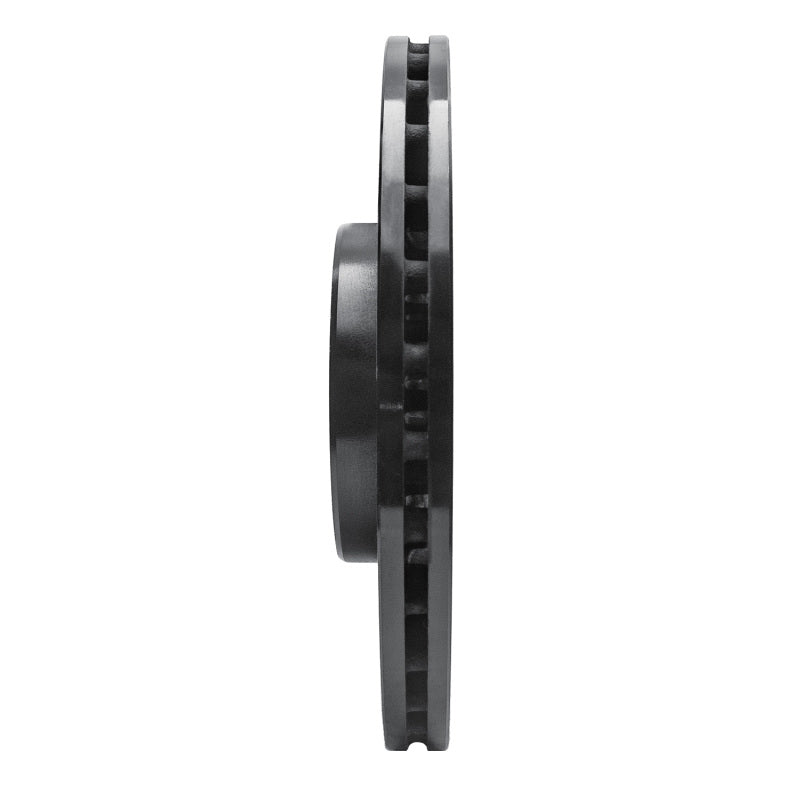 R1 Concepts R1 07-16 Volvo S80 Front Left Drilled & Slotted Black Brake Rotor