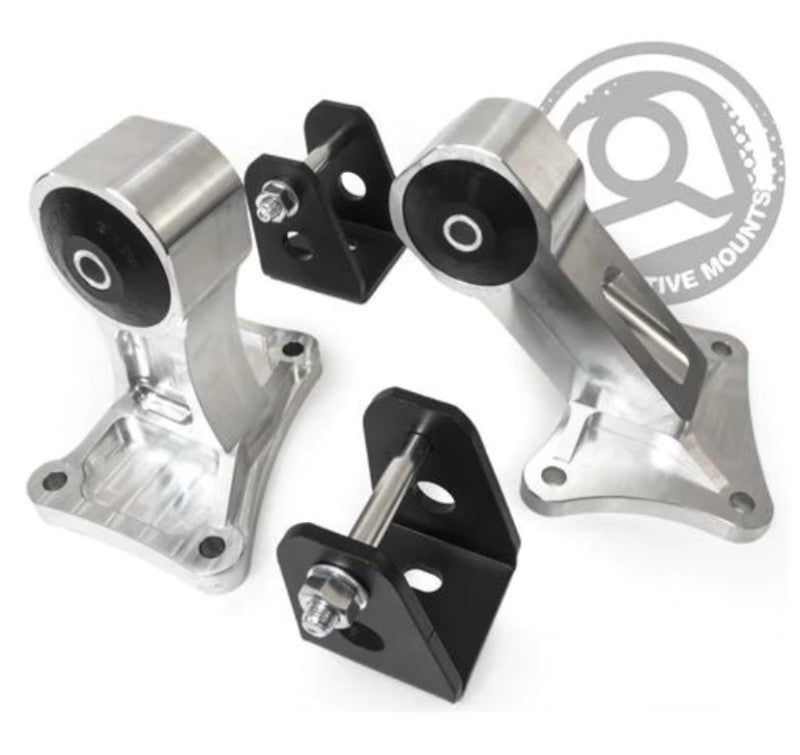 Innovative Mounts Innovative 00-09 Honda S2000 F-Series Silver Aluminum Mounts 75A Bushings (No Trans Mount)