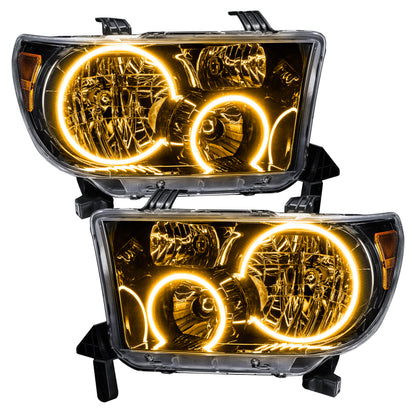 ORACLE Lighting Oracle 07-11 Toyota Tundra Pre-Assembled Headlights- Blk Housing - w/ Simple Controller