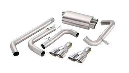 CORSA Performance Corsa 1998-2002 Chevrolet Camaro Convertible Z28 5.7L V8 LS1 Polished Sport Cat-Back Exhaust