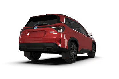 Rally Armor 25-26 Subaru Forester & Hybrid Black UR Mud Flap w/Red Logo