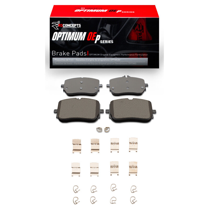 R1 Concepts R1 19-26 Mercedes-Benz A220 Front Optimum OE Brake Pads & Hardware Kit