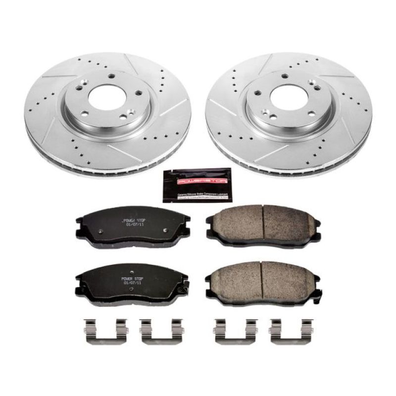 PowerStop Power Stop 03-05 Hyundai XG350 Front Z23 Evolution Sport Brake Kit