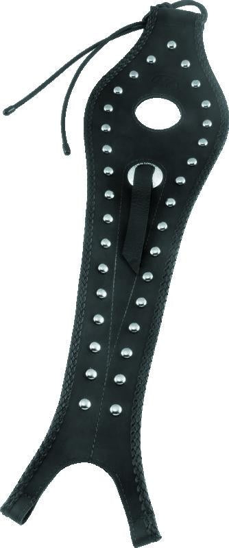 Mustang Motorcycle Mustang 04-21 Harley Sportster Tank Bib w/Studs - Black