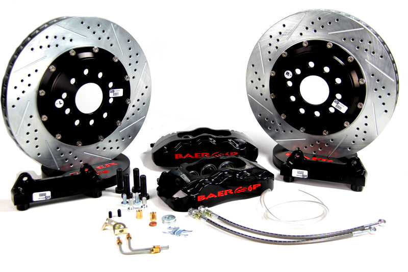 Baer Brakes 1991 GMC Syclone 13in Pro+ Front Brake Kit-Black-