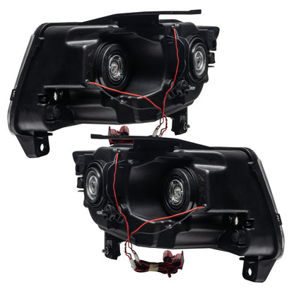 ORACLE Lighting Oracle 11-13 Jeep Grand Cherokee SMD HL (Non-HID) - Chrome - ColorSHIFT w/ 2.0 Controller