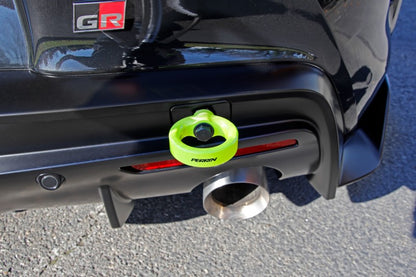 Perrin Performance PERRIN 20-25 Toyota Supra Tow Hook Kit (Rear) - Neon Yellow