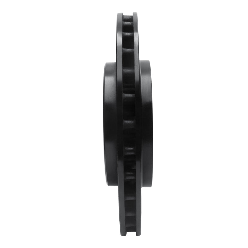 R1 Concepts R1 04-07 Volvo V70 Rear Left Drilled & Slotted Black Brake Rotor