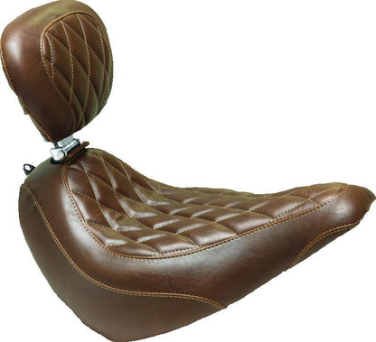 Mustang Motorcycle Mustang Harley Sissy Bar Pad (6.5 inch x 6 inch) - Black