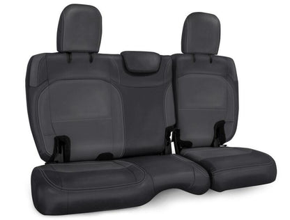 PRP Seats PRP 2018+ Jeep Wrangler JLU/4 door Rear Bench Cover with Cloth Interior - Black/Grey