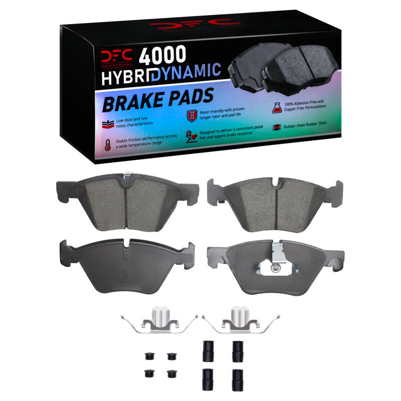 DFC 11-16 BMW 528i xDrive Front 4000 HybriDynamic Brake Pads and Hardware Kit
