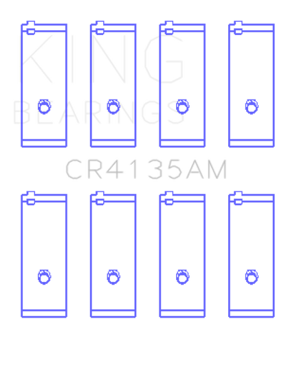 King Engine Bearings 85-01 Toyota 5SFE L4 DOHC 16 Valves (Size +0.50) Rod Bearing Set