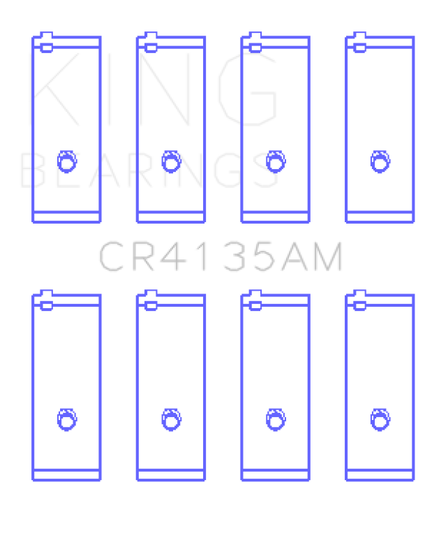 King Engine Bearings 85-01 Toyota 5SFE L4 DOHC 16 Valves (Size +0.25) Rod Bearing Set