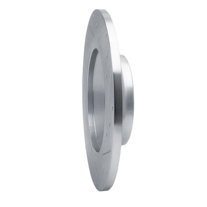 R1 Concepts R1 16-25 Audi Q3 Rear Left Drilled & Slotted Silver Brake Rotor