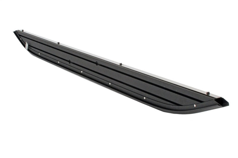 Dee Zee Universal Running Board Universal Cross Utility Vehicle NXc (Stainless Top w Blk Trim)