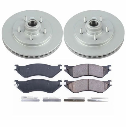 PowerStop Power Stop 97-00 Ford Expedition Front Z17 Evolution Geomet Coated Brake Kit