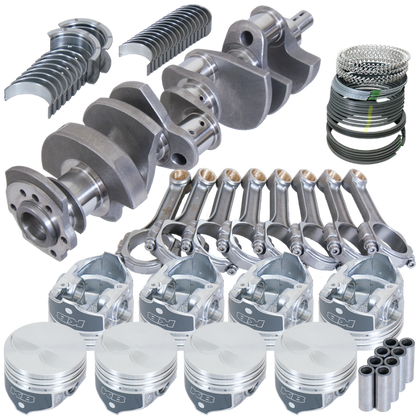 Eagle Chevy 350 3.480in Crank 5.700in I-Beam Rods -7cc Flat Top 4.000in Pistons Rotating Assembly