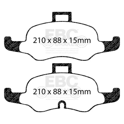 EBC 2019+ Audi TTS Quattro 2.0T Redstuff Front Brake Pads