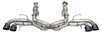 CORSA Performance Corsa 2020-25 Corvette C8 3in Xtreme Cat-Back Exhaust 4.5in Black Quad Tips - Deletes stock AFMValve