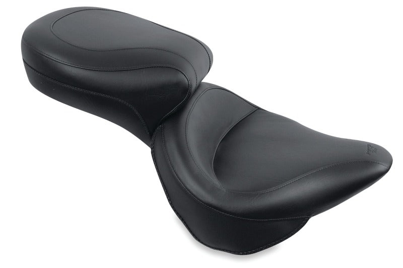 Mustang Motorcycle Mustang 00-15 Harley Softail Standard Rear Tire Wide Touring 1PC Seat - Black