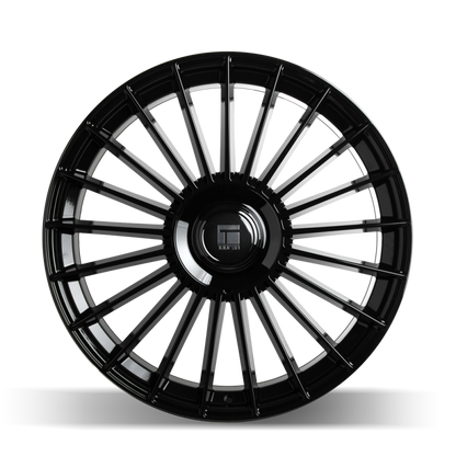 Touren 3610 TR10 24x10 / 5x114.3/127 BP / 35mm Offset / 78.3mm Hub Gloss Black Wheel