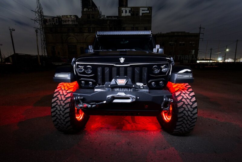 ORACLE Lighting Oracle VECTOR Series Full LED Grille - Jeep Wrangler JL/JT - NA