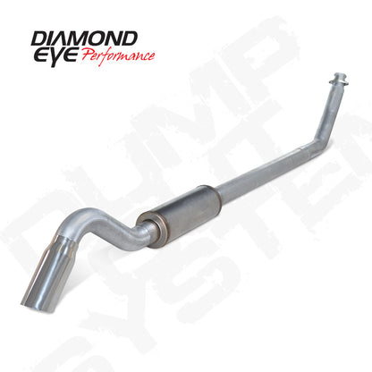 Diamond Eye Performance Diamond Eye 4in AL TURBO BACK SGL DUMP OUT 94-02 DODGE INCLUDING TIP