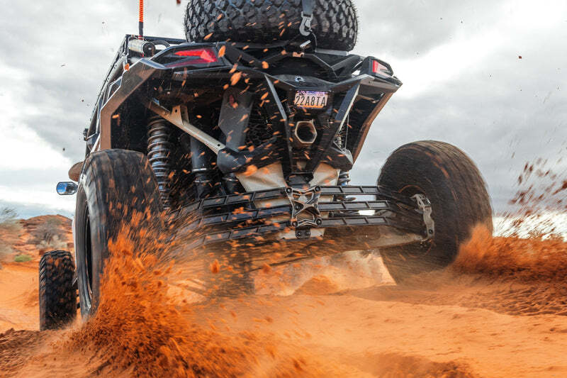 Elektric Off Road Elektric Offroad 2017+ Can Am Maverick X3 Volt Billet Radius Rods Anodized Black RS 72In Model Only