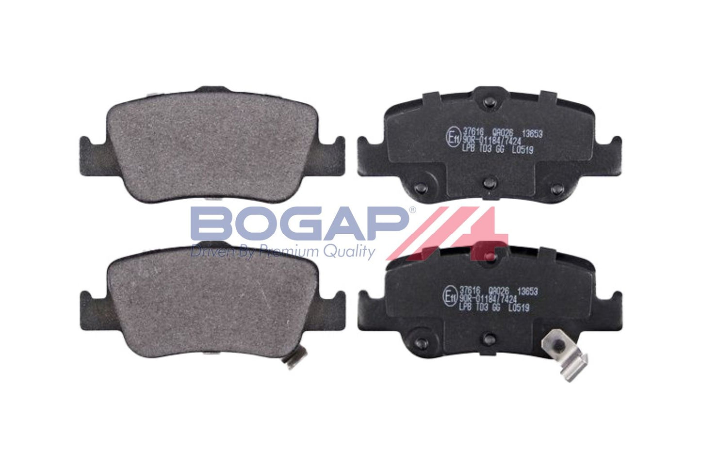 BOGAP T8210112 Brake Pad Set, Disc Brake