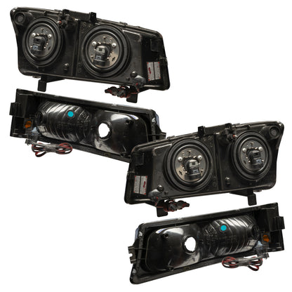 ORACLE Lighting Oracle 03-06 Chevy Silv Pre-Assembled Headlights w/ Parking Lights - w/ Simple Controller