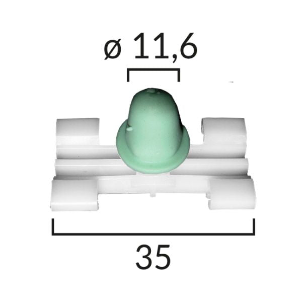 ROMIX ROMC60356 Upholstery Pin