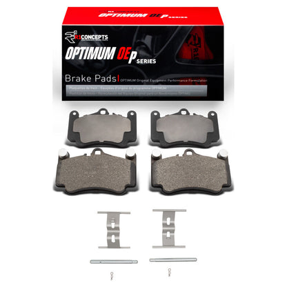 R1 Concepts R1 99-12 Porsche 911 Front Optimum OE Pads & Hardware Kit
