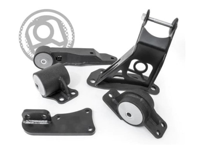Innovative Mounts Innovative 00-07 Honda Insight K-Series Black Steel Mounts 85A Bushings (Auto to Manual)