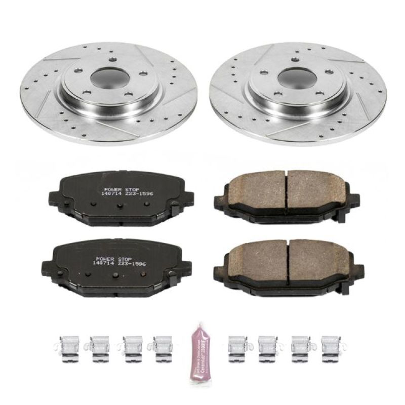 PowerStop Power Stop 12-16 Chrysler Town & Country Rear Z23 Evolution Sport Brake Kit