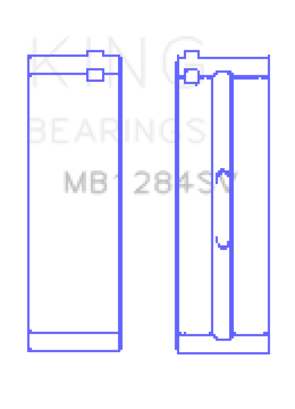 King Engine Bearings Mercedes-Benz OM 651.930 DOHC (Size 0.5) Main Bearing Set
