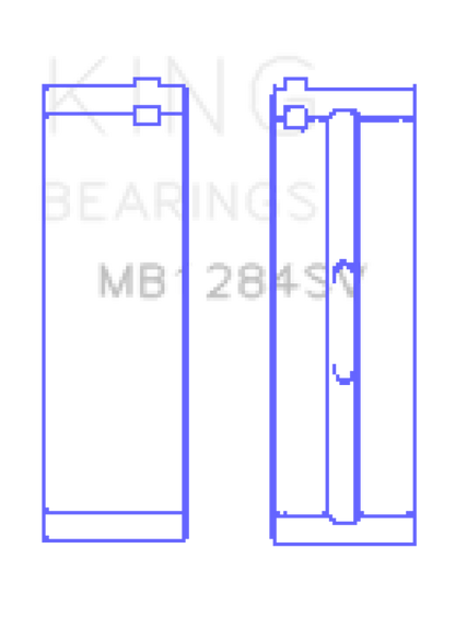 King Engine Bearings Mercedes-Benz OM 651.930 DOHC (Size 0.5) Main Bearing Set