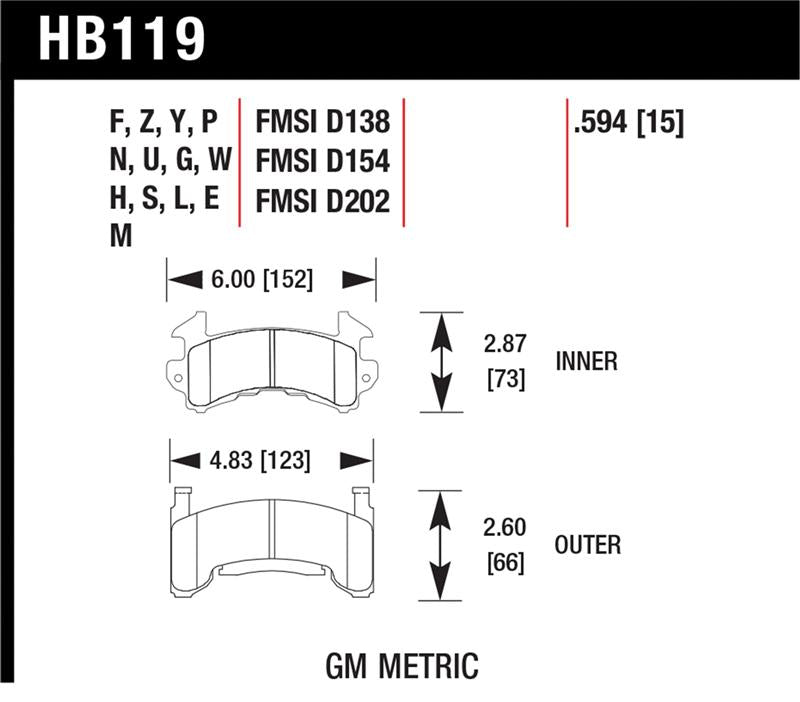 Hawk Performance Hawk HPS Street Brake Pads