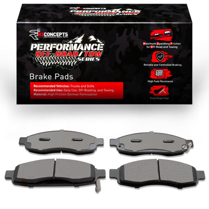 R1 Concepts R1 04-07 Nissan Pathfinder Armada Front Off-Road/Tow Brake Pads