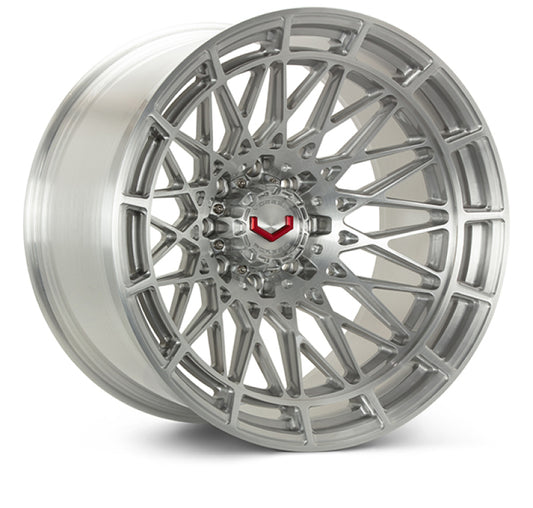 Vossen LCX-03 24x10 - 8x180 - ET+15 - Deep - 124.3 - Brushed Gloss Clear Wheel