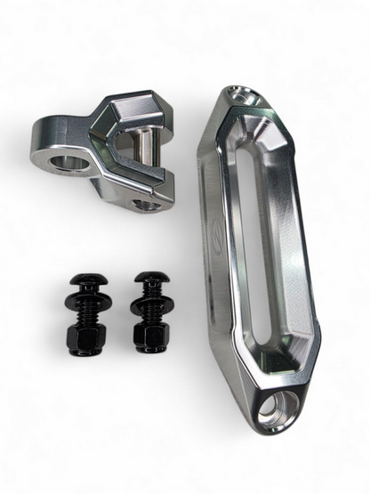 Elektric Off Road Elektric Offroad Winch Hawse Fairlead And Hook Combo Anodized Clear